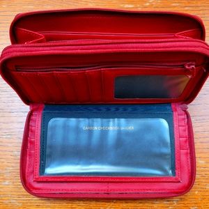 Red Leather Wallet